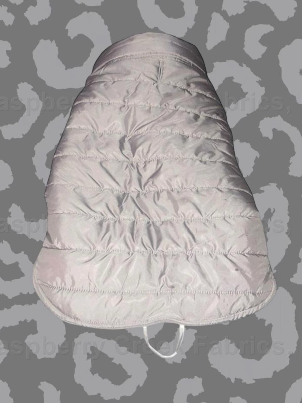 Top Paw Gray Quilted Puffer Dog Jacket